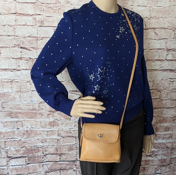 COACH VINTAGE LEATHER BAG - Picture 2 of 10